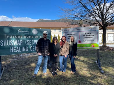 Ground-breaking Ceremony for Shuswap Healing Centre